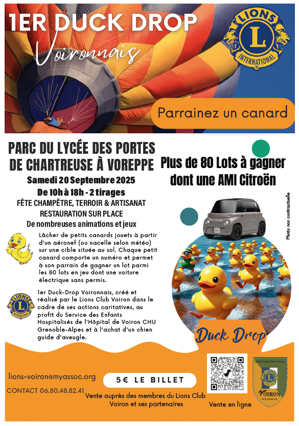 Affiche du Duck Drop voironnais